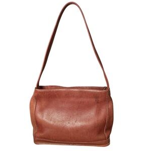 Coach Classic Burgundy Red Leather Shoulder Bag